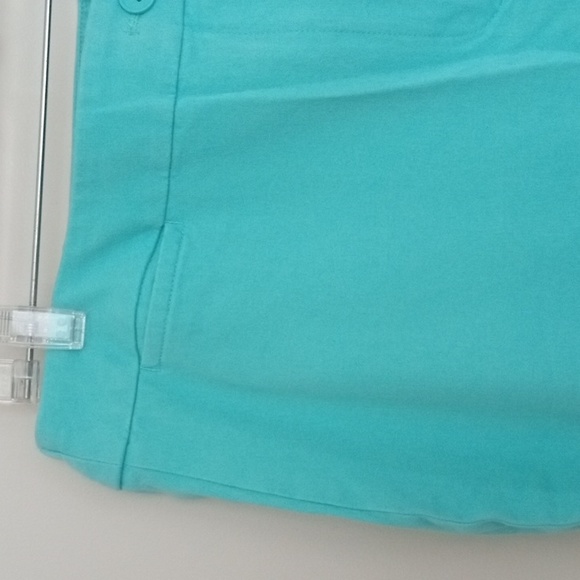 3/$50 💙 Talbots Green Cotton Capris Size 18W - Picture 4 of 8